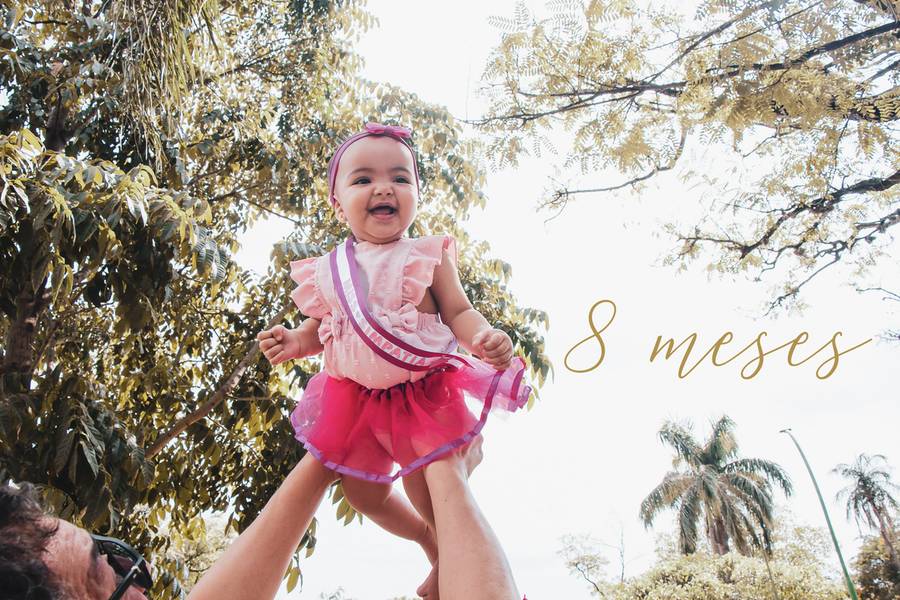 Ensaio Criança de 8 meses Rebeca