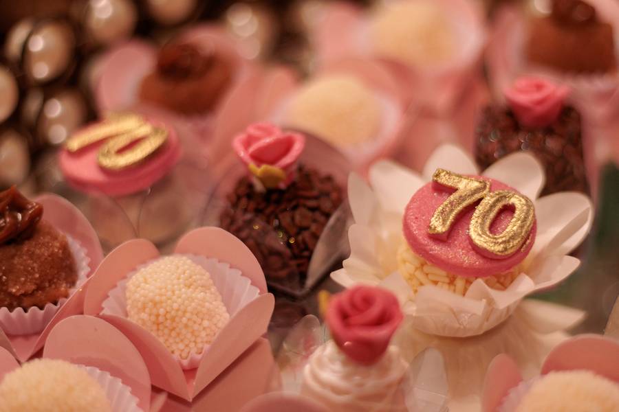 Aniversário de 70 anos Lia