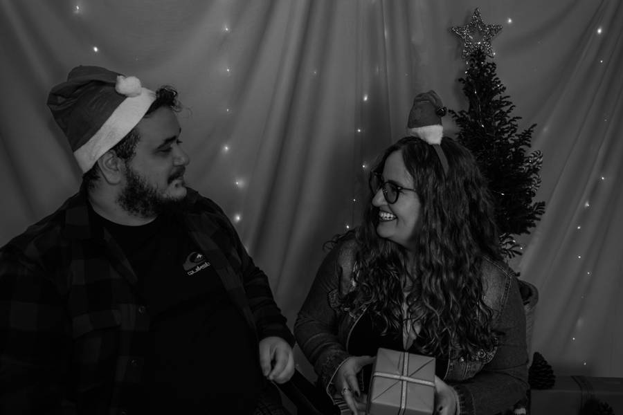Fotos de Natal de Bruna e Leonan