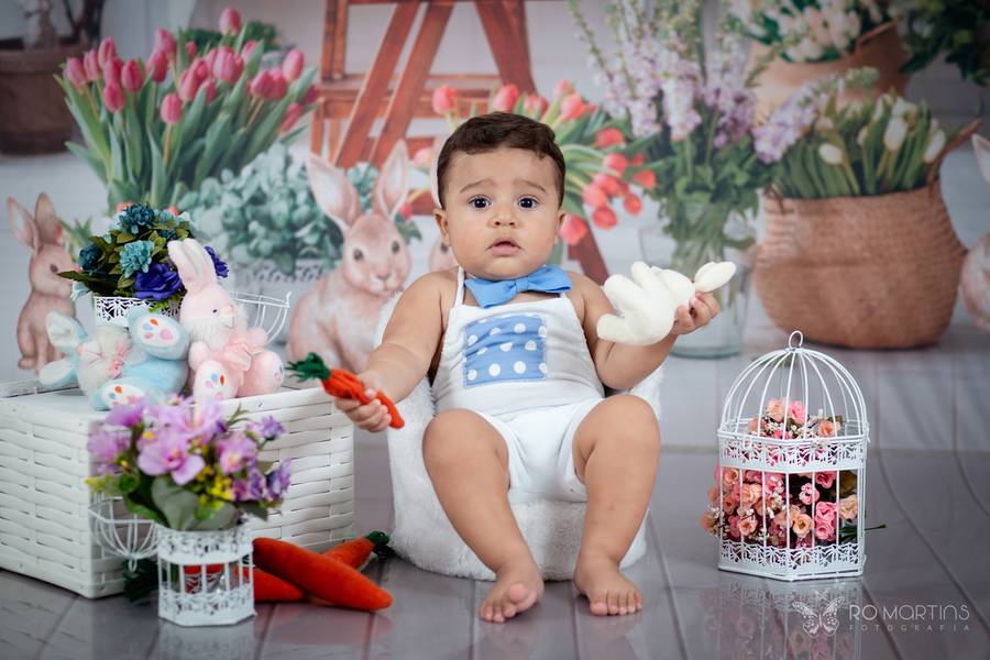 Ensaio Infantil de Ensaio de Páscoa do Théo Henrique ♥