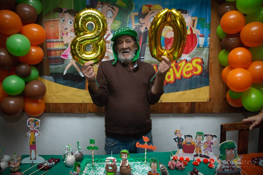 Aniversário Adulto de Aniversário de 80 Anos do Seu Coutinho