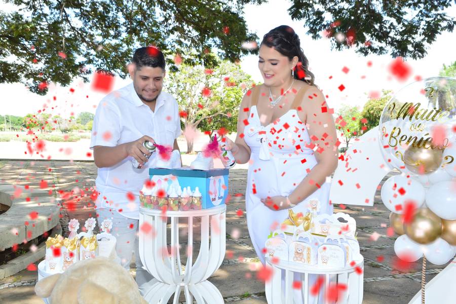 Gestantes e Infantil  de Chá de Revelação  Stefany