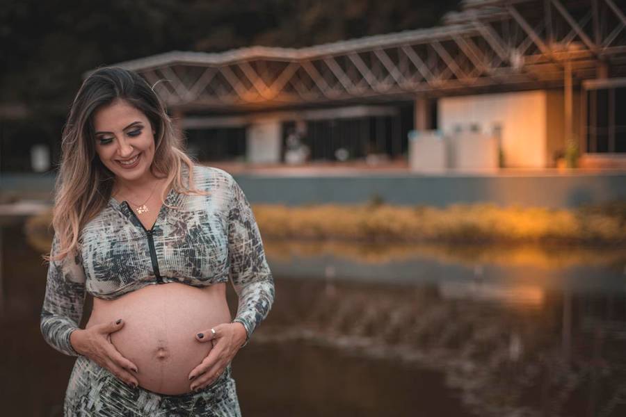 Gestante de Marcela Nunes 