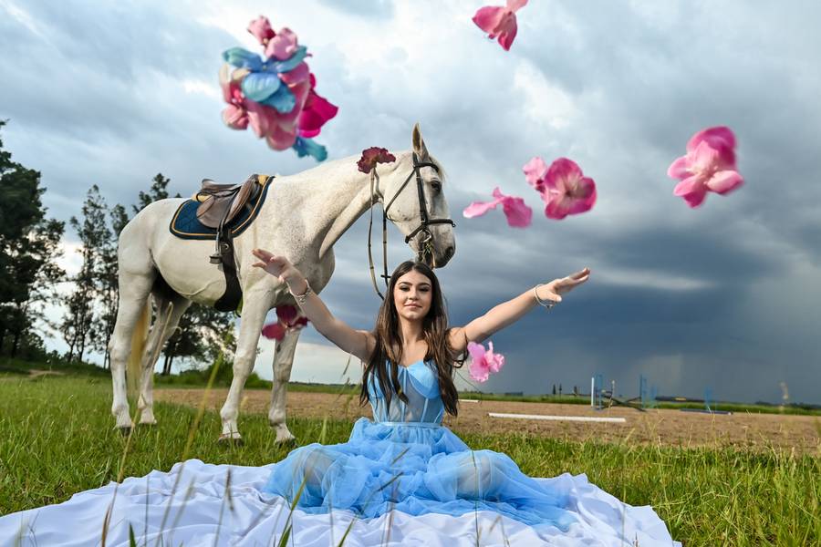 Alex Pedroso  de Hípica Fred Amaral ensaio 15 anos Manu