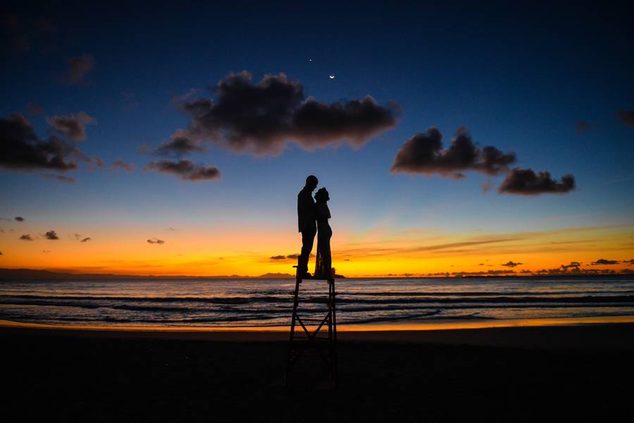 Pre-Wedding  de Melyssa + Caio - Nascer do Sol 