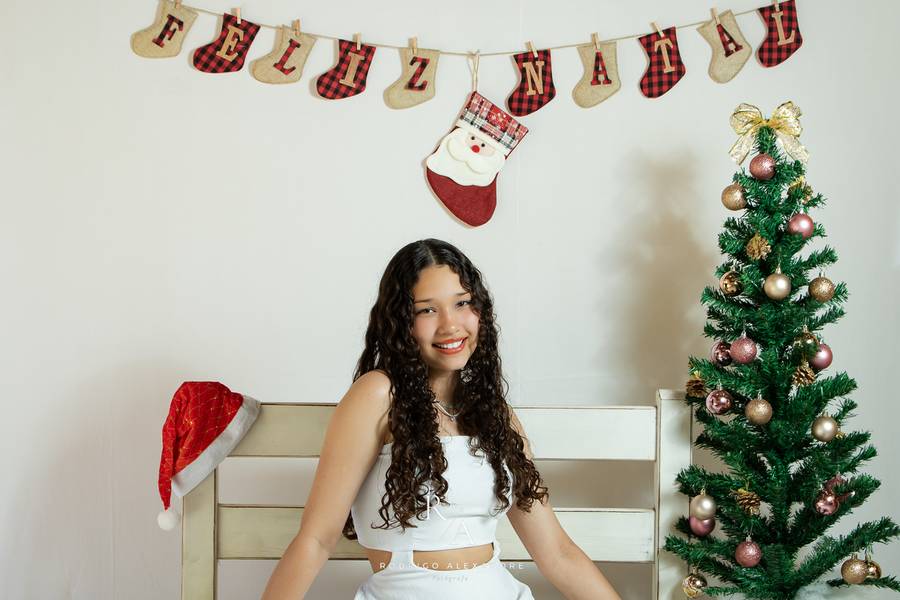 Ensaio Família de Ensaio de natal em família