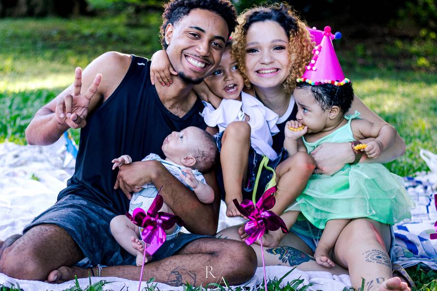 Aniversário infantil de Ensaio fotográfico de aniversário infantil - externa Kelsey 1 ano