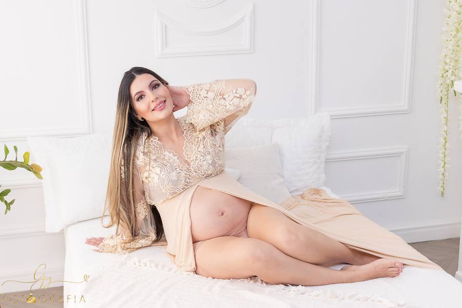 Ensaio gestante de Glauciene