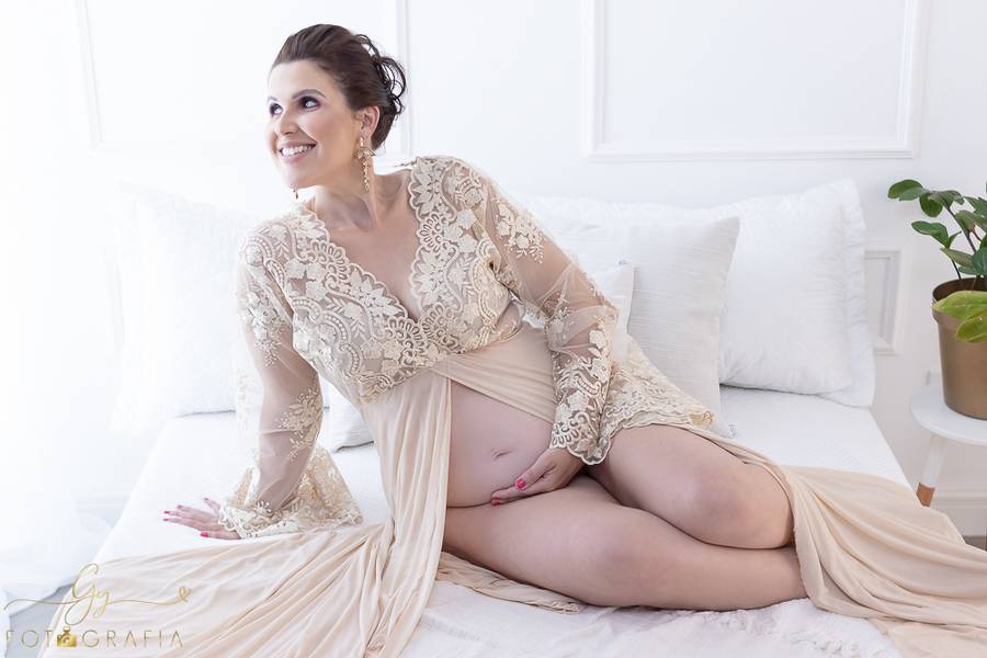 Ensaio gestante de Thais