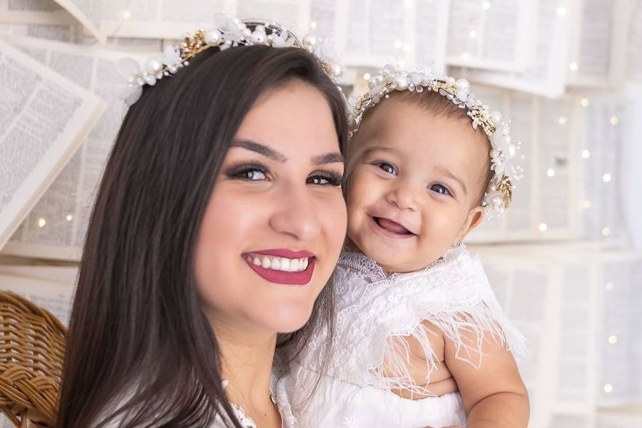 Dia das mães de Letícia e Sofia