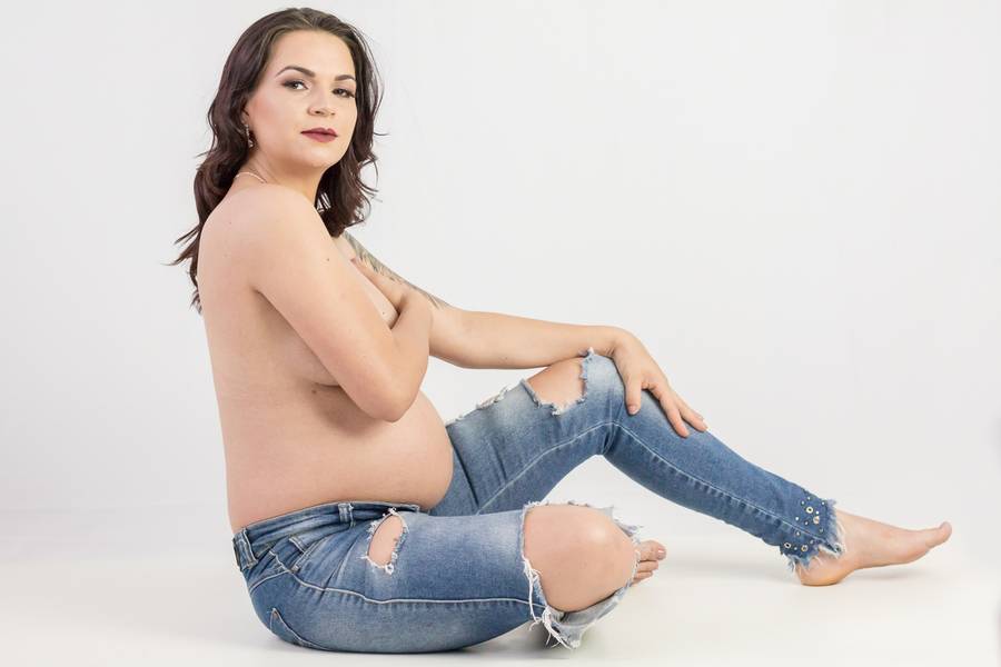 Ensaio gestante de A doce espera do Davi Lucas