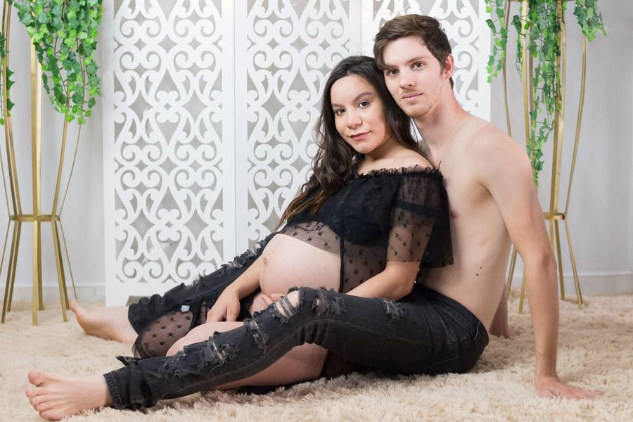 Ensaio gestante de Milena