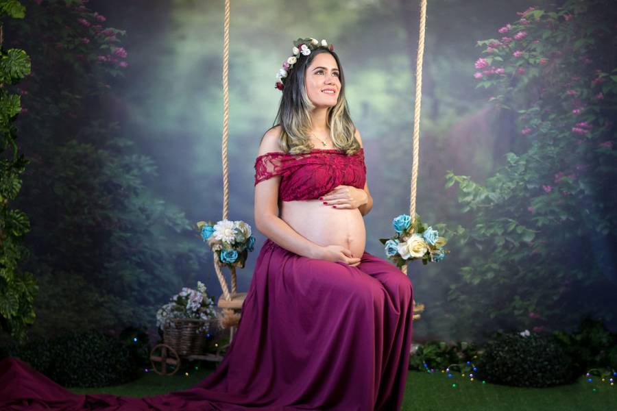 Ensaio gestante de Walina