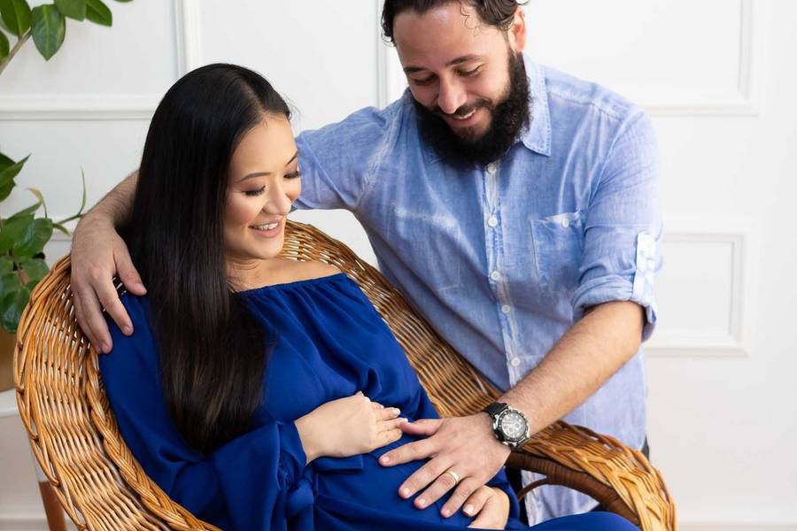 Ensaio gestante de Cinthia