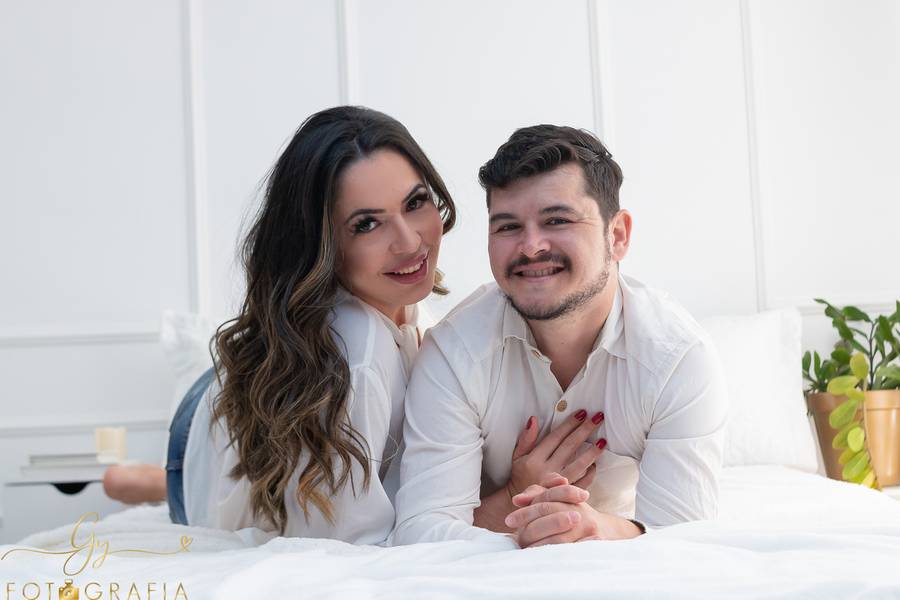 Casal de Monica e Leandro