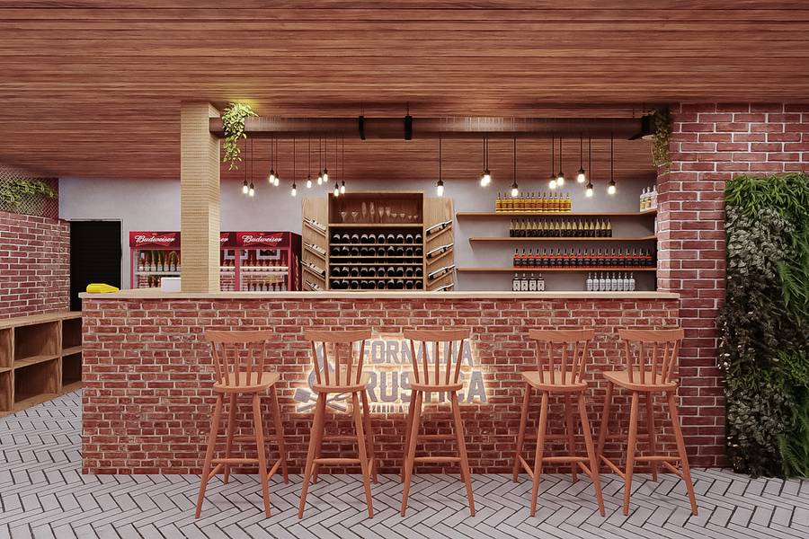 Projeto Comercial de FORNALHA RÚSTICA