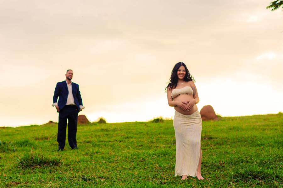 Gestante de LÁ VEM A MALU!