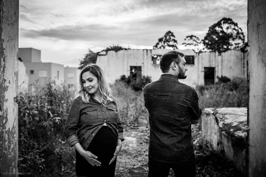 Gestante de A espera de Maria Eduarda - Caroline e Evandro