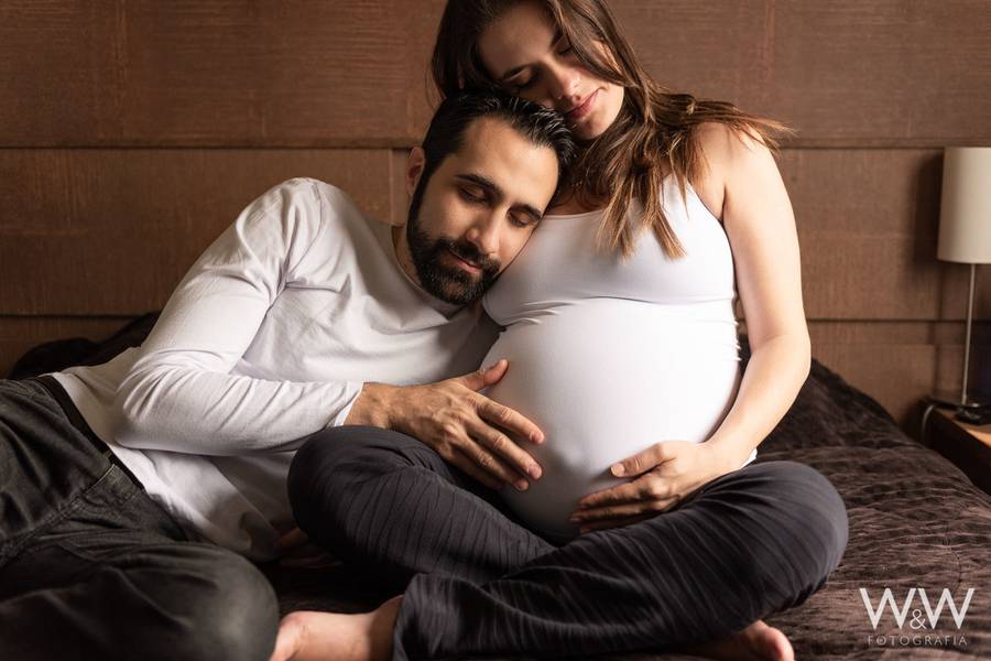 Gestante de Mariana (gemeos)