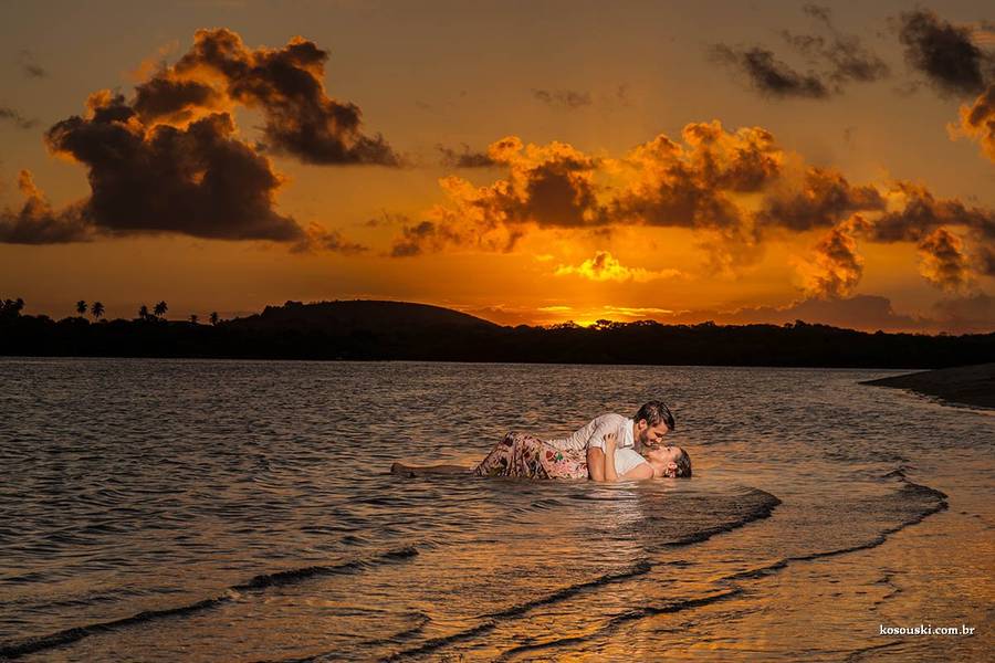 Trash the dress de Kelly e Ronaldo - Pontal de Maracaipe - PE