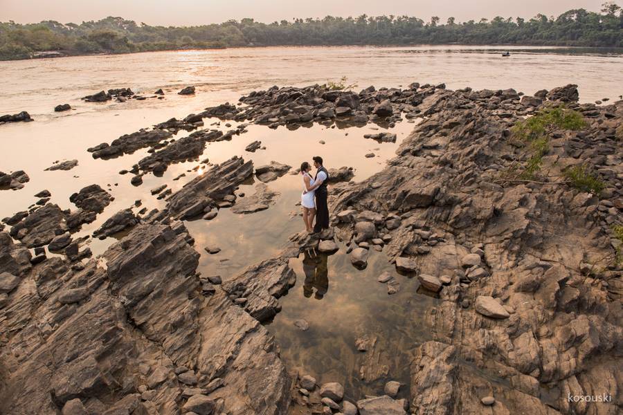 Trash the dress de Bruna e John