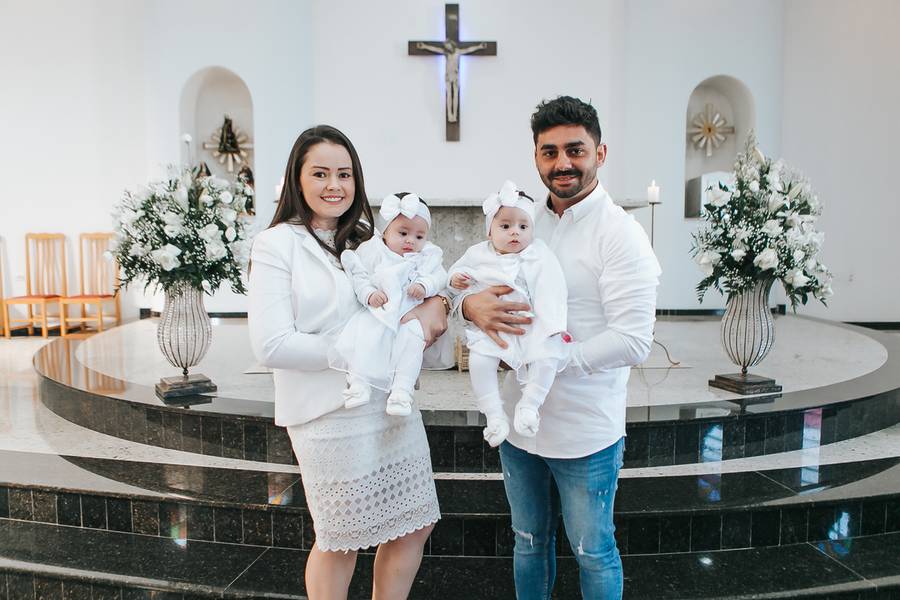 Batizado de Helenna e Giovanna