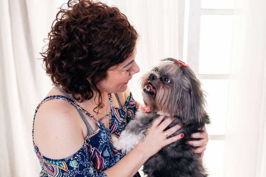 Ensaio Estúdio de Ensaio dia das Mães - Dani e Amarula