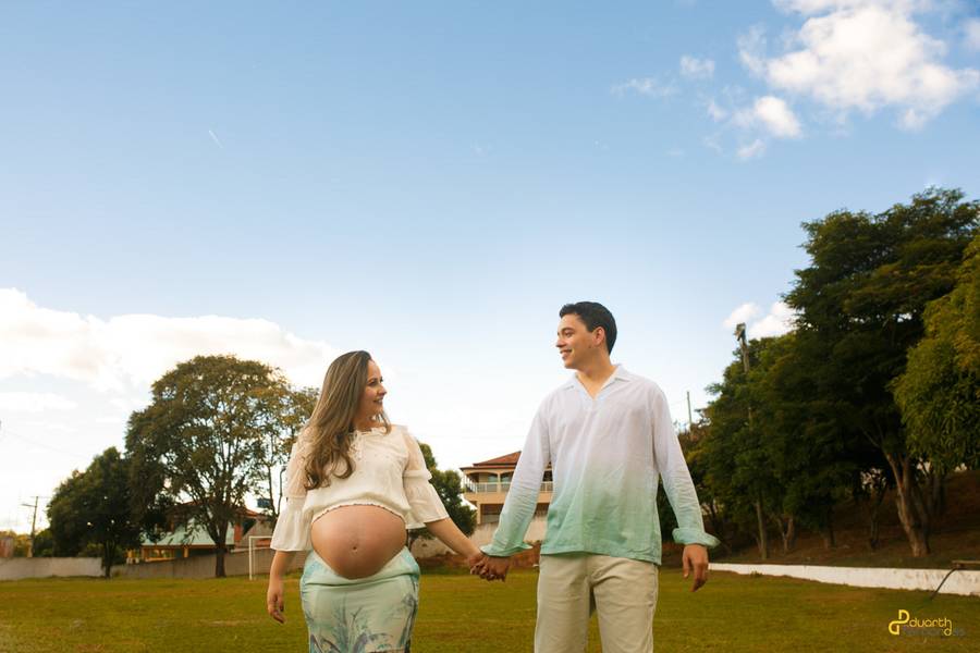 Gestante de Ensaio Gestante | Jérsia & Bruno