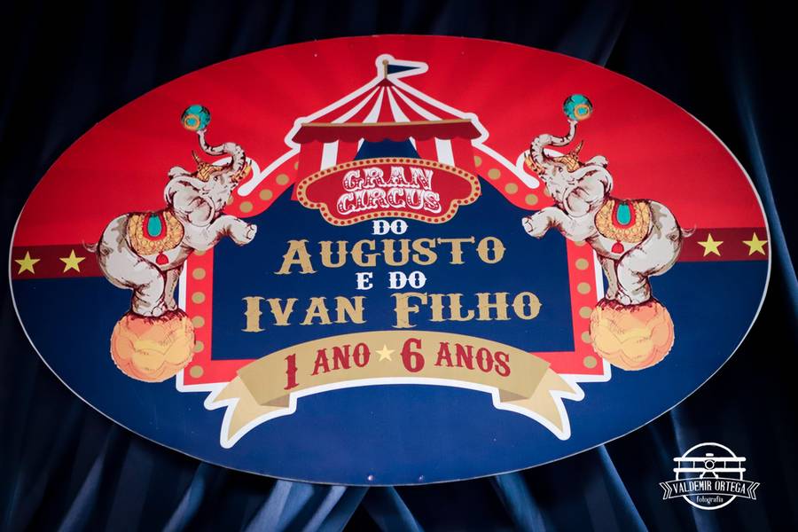 Aniversários de 1 ano Augusto e 6 anos Ivan Filho