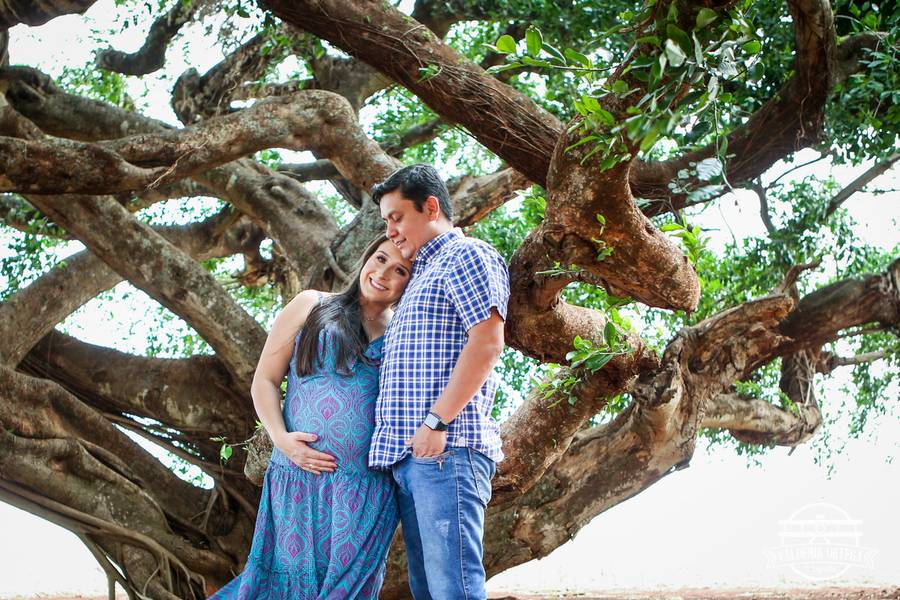 Gestantes de Pamela e Telmo a espera de Helena