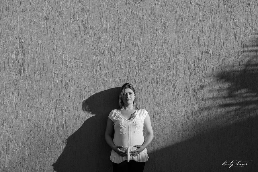 Gestante de Renata, Marcos e Arthur