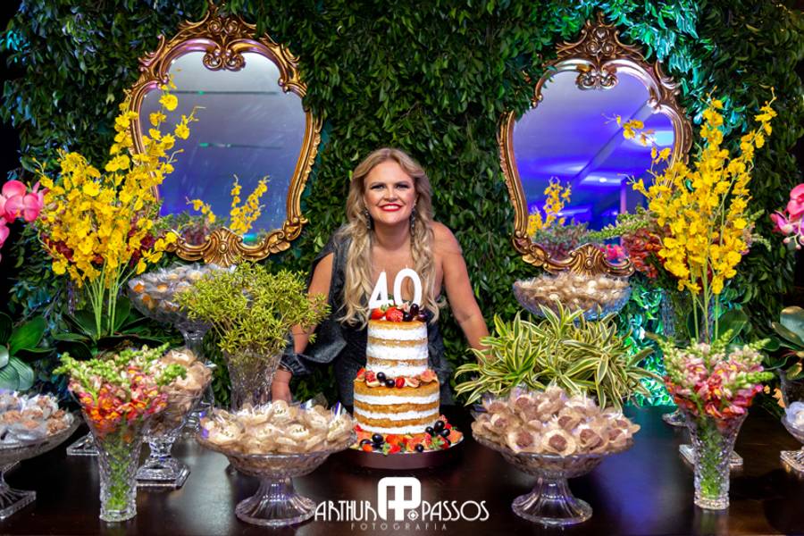 Aniversário de Glauciane - Aniversário de 40 anos