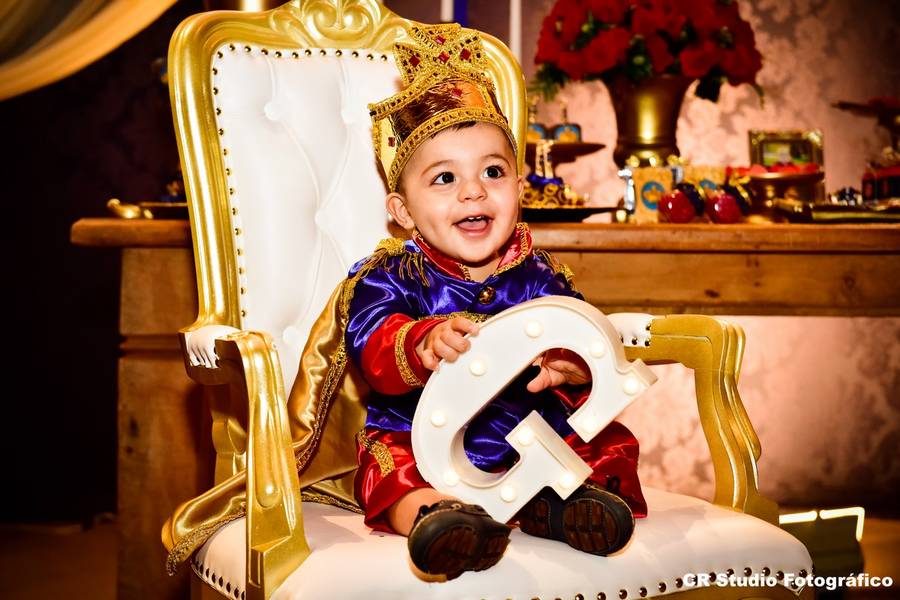 Aniversário Infantil de Príncipe Gustavo - 1 Ano