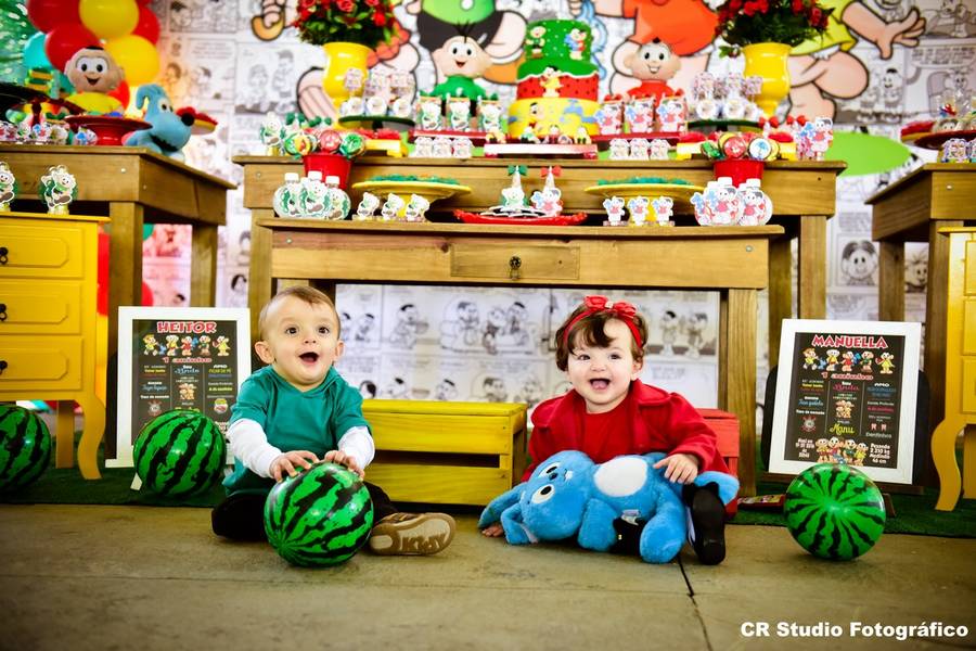 Aniversário Infantil de Turma da Manuella e Heitor - 1 ano