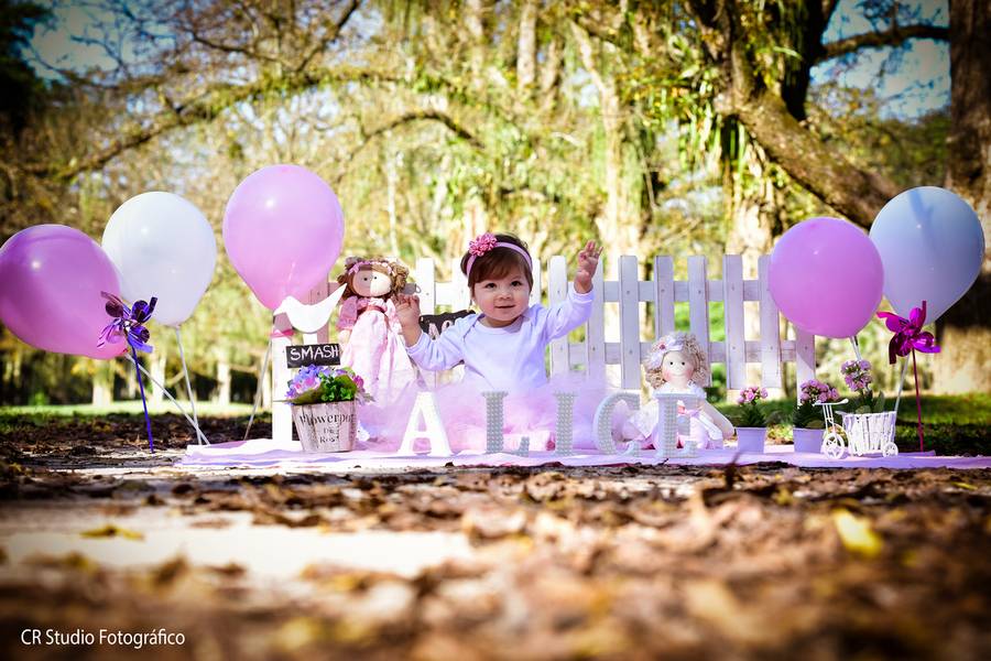 Ensaio infantil de Smash the Cake - Alice 