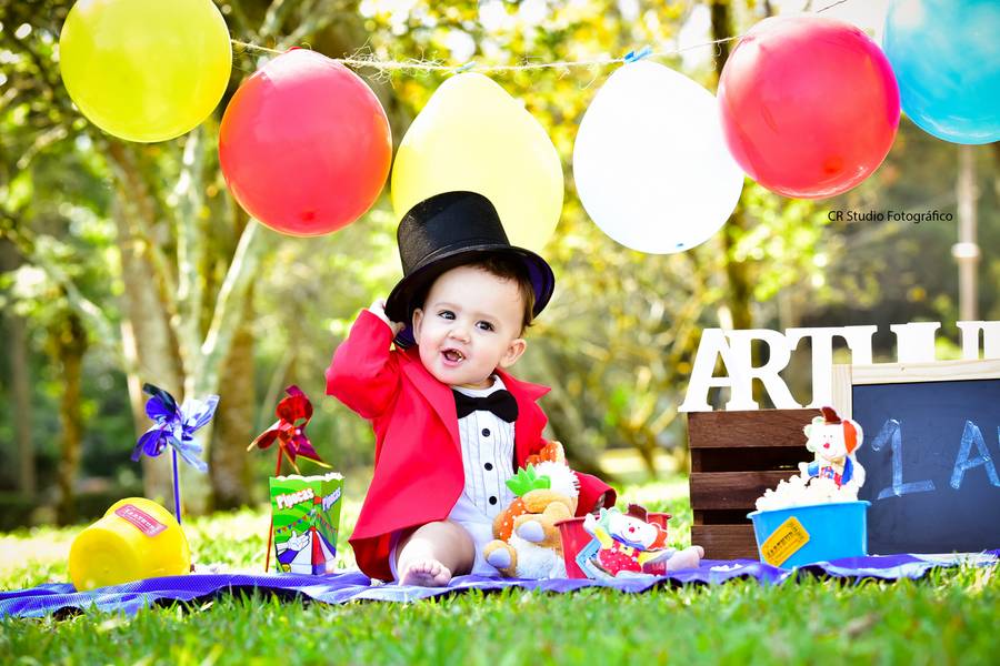 Ensaio infantil de Smash the Cake - Arthur