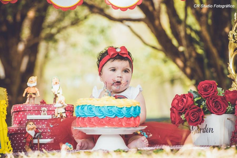 Ensaio infantil de Smash the Cake - Manuela - 1 ano