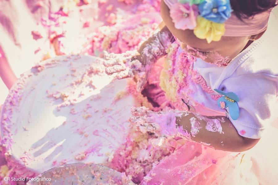 Ensaio infantil de Smash the cake - Marina 