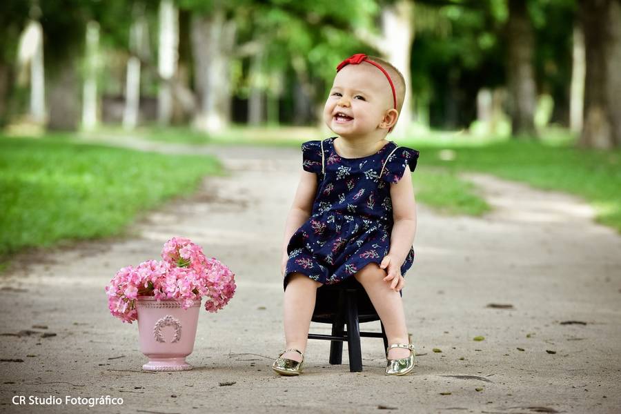 Ensaio infantil de Smash the Cake - Bonequinha Mariah