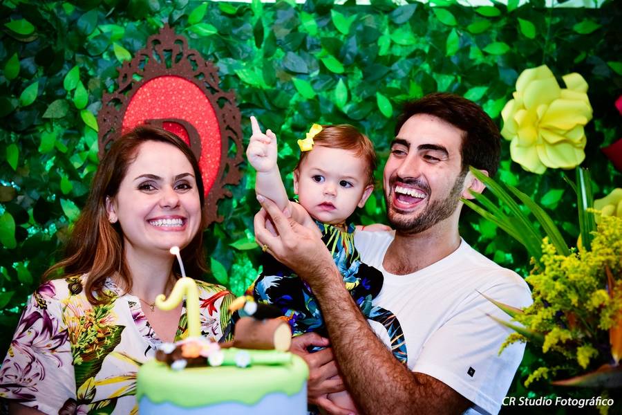Aniversário Infantil de Festa na floresta da Daphne - 1 ano