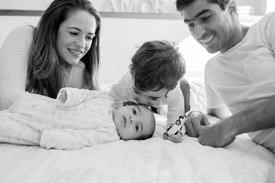 Famílias de Fotografia de Família - Verinha, Beto, Theo e Lucca