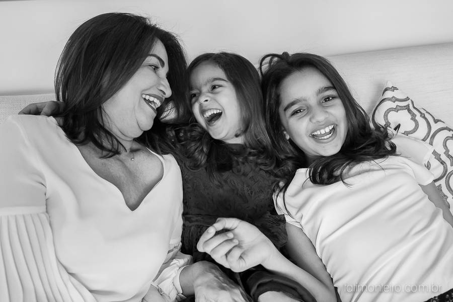 Famílias de Fotografia de Família - Avó e netas