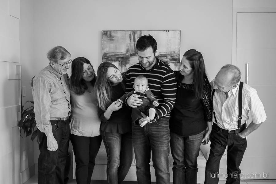 Famílias de Fotografia de Família | Felipe, pais e avós