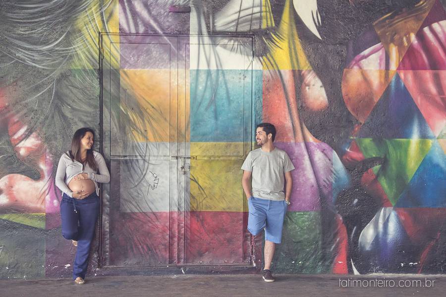 Grávidas/ Gestantes de Fotografia de Gestante - Fabiana e Rafael - Esperando Pedro