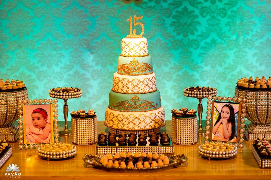 15 anos de 15 anos - azul tiffany - Natalia