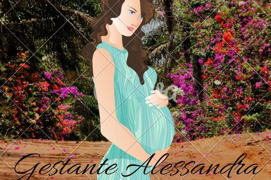 Ensaio Externo de Ensaio Gestante Alessandra