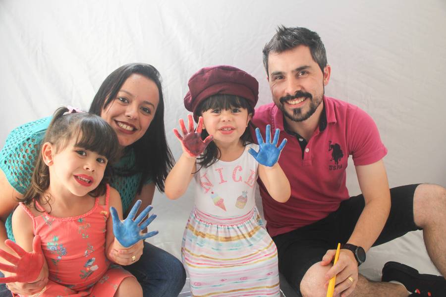 Ensaio Interno de Ensaio Aquarela Gabi e Heloisa