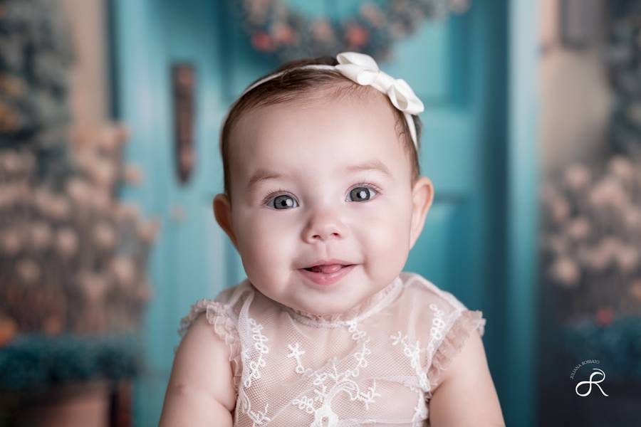 Bebês de Ensaio Infantil Bebês - Eloá - 6 Meses