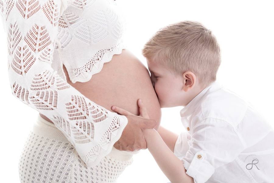 Gestante de Ensaio Gestante Estúdio - Claudia