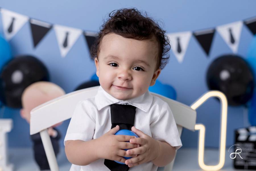 Smash The Cake e Fruit de Ensaio Smash - Miguel - Poderoso Chefinho - 1 Ano